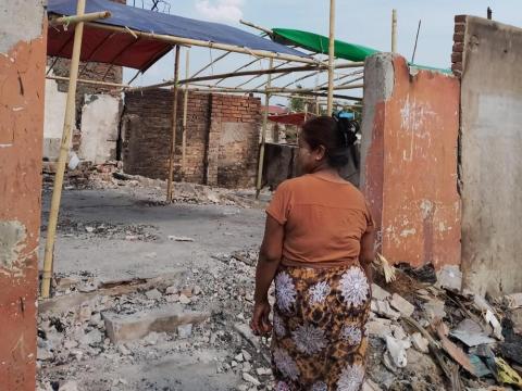 Rising from the rubble